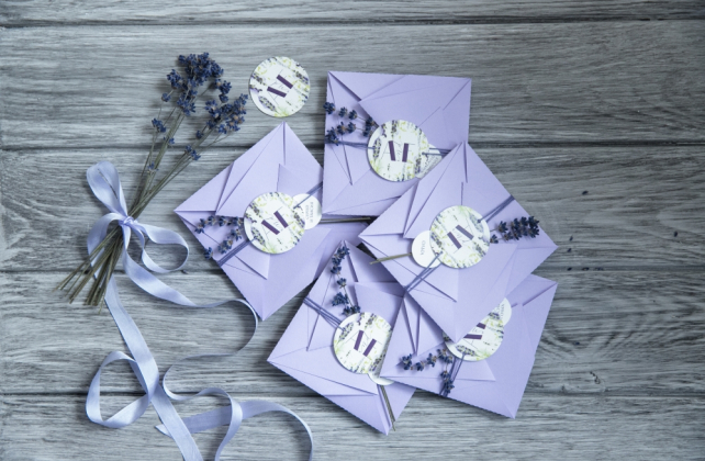 свадебная полиграфия с сухоцветами, ЛИНОК АНАСТАСИЯ