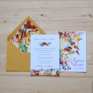 Набор свадебных пригласительных