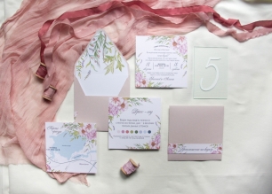 Приглашение на свадьбу "Вдохновение"