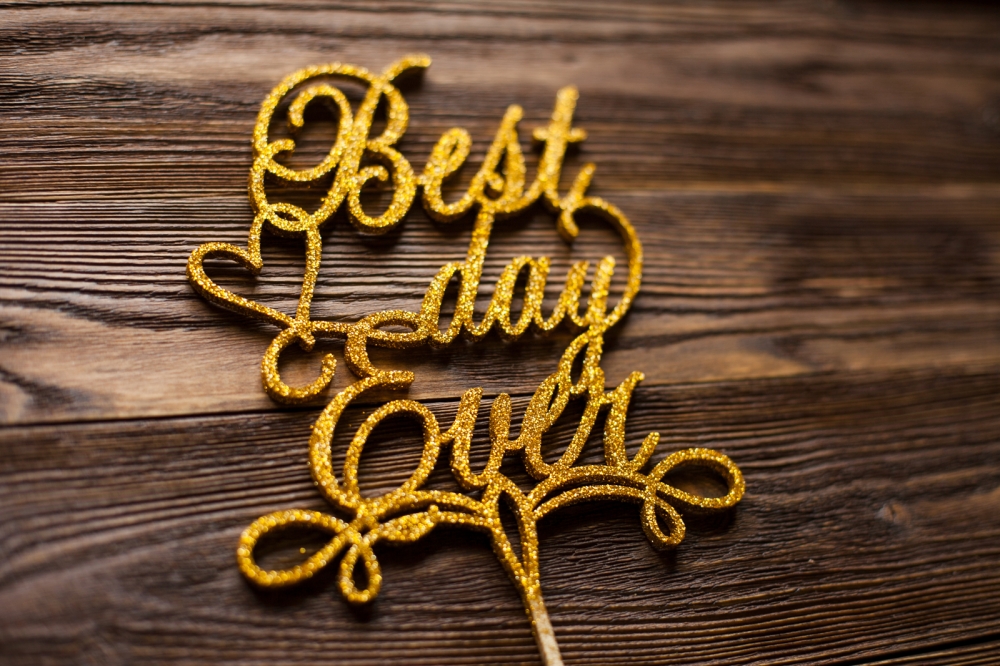 Топпер в свадебный торт, украшение на торт, кейктоппер