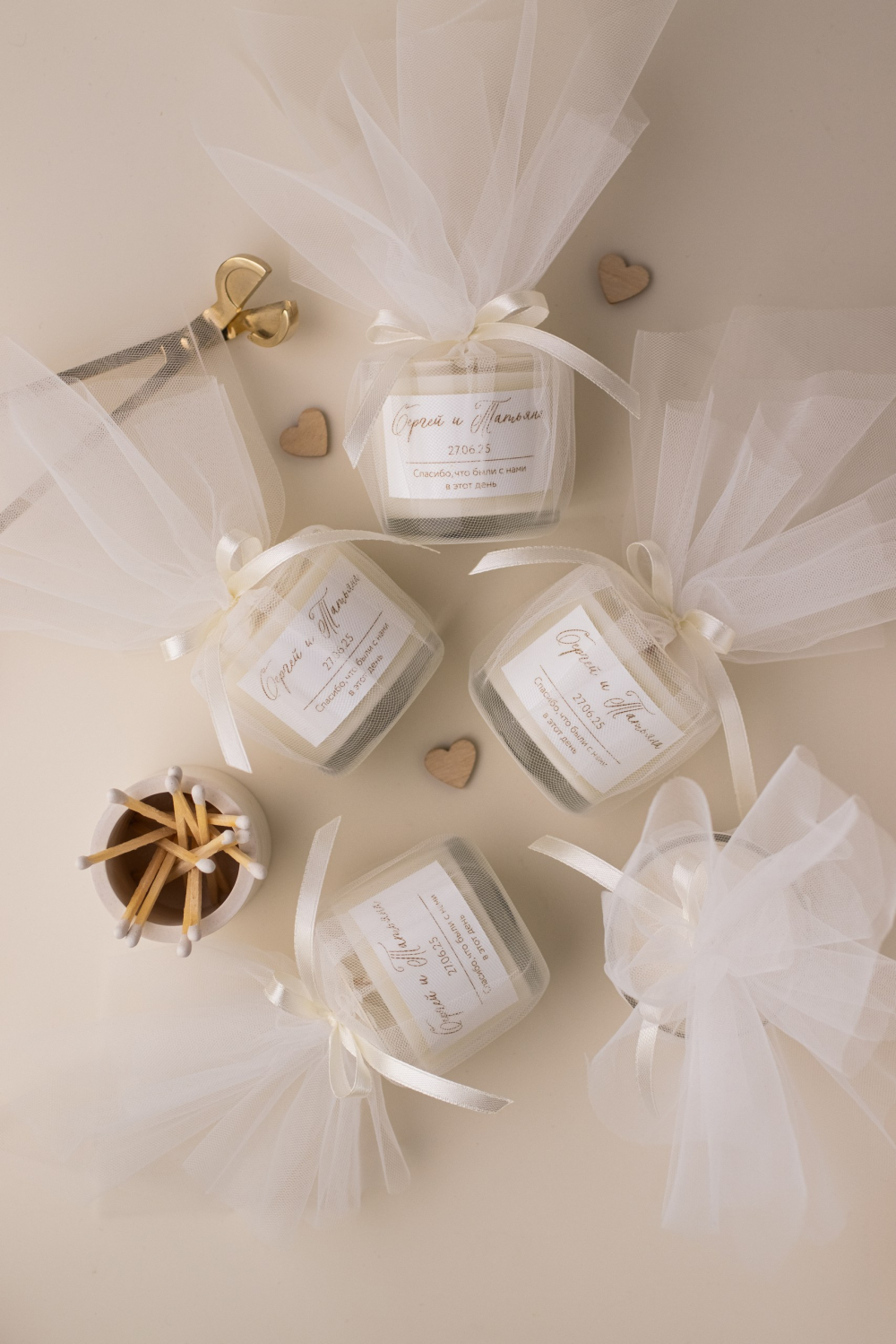 Бонбоньерки - ароматические свечи