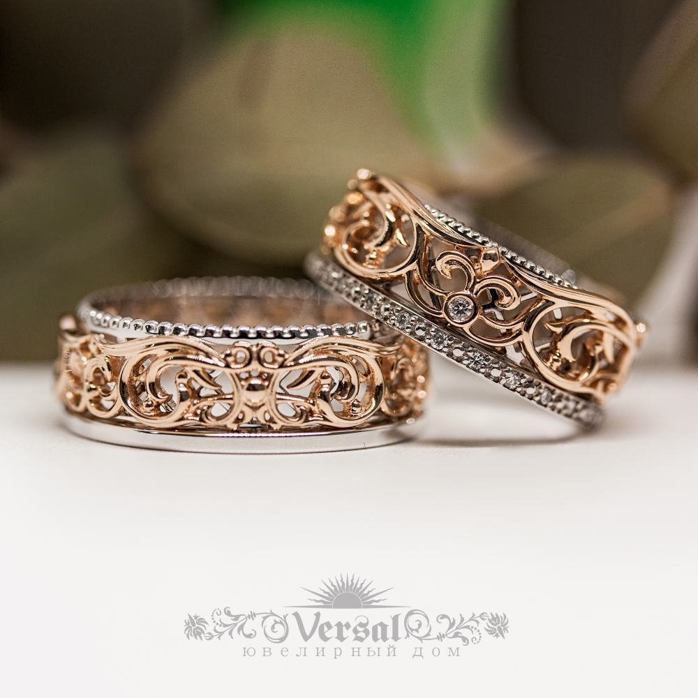 Эксклюзивные обручальные кольца Москва