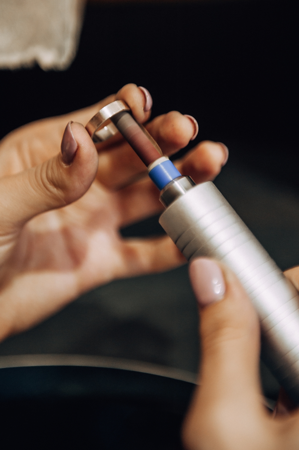 Полировка колечка.