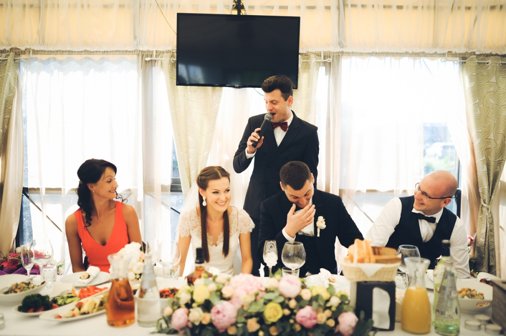 Ведущий на свадьбу в Европе