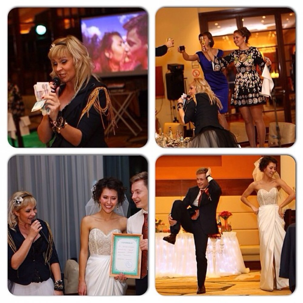 "Другие свадьбы - для особенных людей!"
Ведущая Ольга Полякова сайт http://www.olga-wedding.ru/
в контакте http://vk.com/pollyo
группа http://vk.com/moscowsvadba