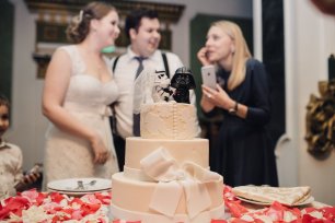 Торт с героями звездный войн