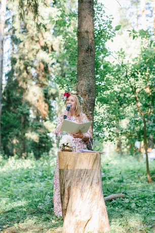 Свадебный регистратор на свадьбе