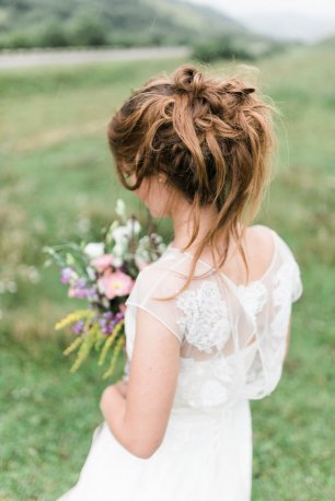 Настя. Свадебная прическа