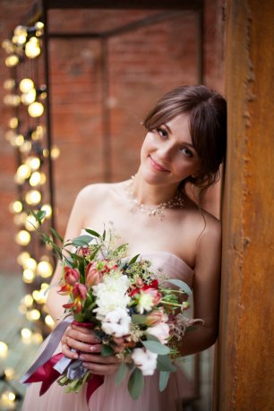 Невеста. Съёмка в лофте