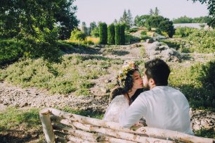 Свадебная фотосессия в стиле рустик