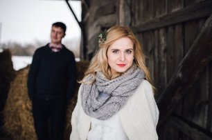 Невеста в шарфе