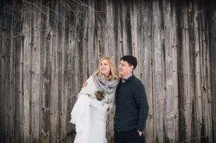 Задорная зимняя фотосессия