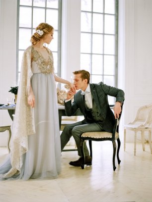 Фотосессия в серых тонах