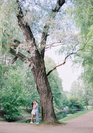 фотосессия love story в парке, фотограф АЛЕКСАНДР КАЛИНИН