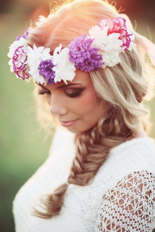Цветочный веночек невесты