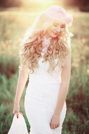 Винтажный аксессуар - bridal cap