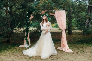 Невеста с котиком