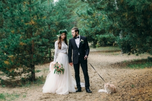 Прогулка с котиком