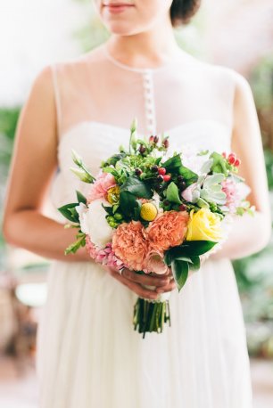 Букет невесты комбо