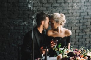 Фотосессия в черных тонах