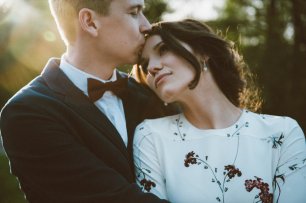 Романтичная лавстори. Нежный поцелуй жениха