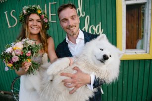 Свадьба в стиле вечеринки на заднем дворе #rehabwed