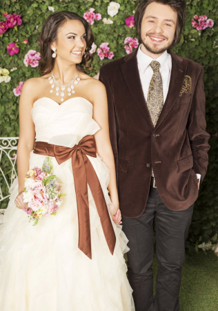 цвет свадьбы 2019, свадьба в коричневом цвете, фотограф PICCADILLY47