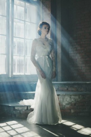 Немного мрачная фотосессия невесты