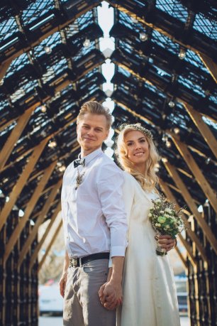 Свадьба в деревенской тематике