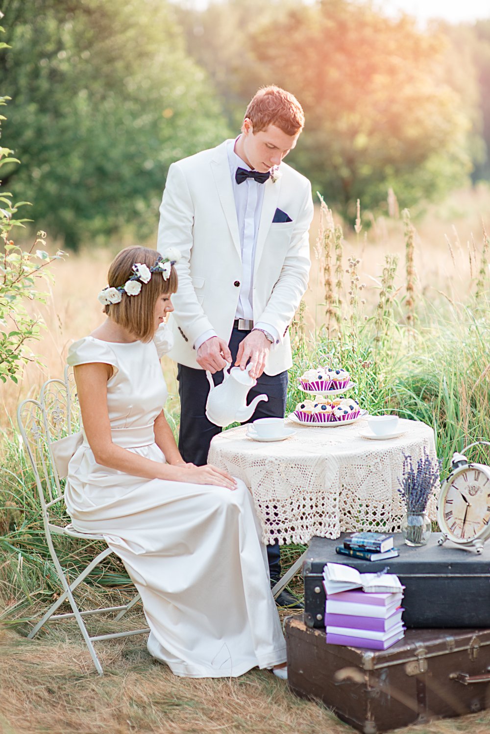 лавандовая свадьба в Битцевском парке