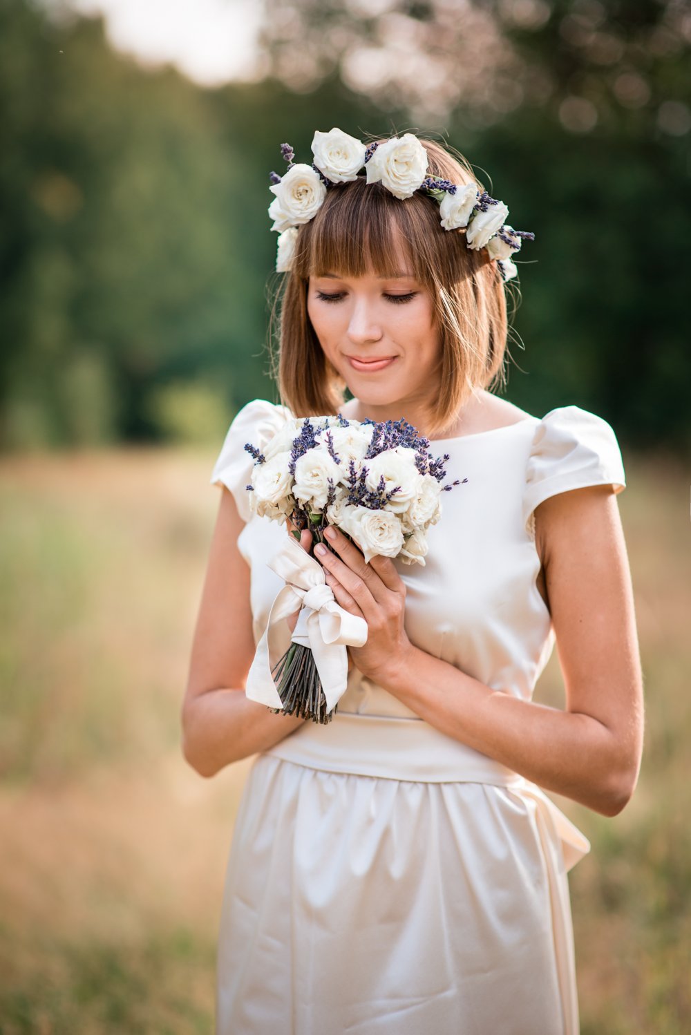 лавандовая свадьба в Битцевском парке