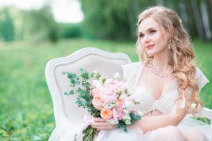 Утро невесты на свежем воздухе