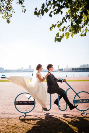 Идея для свадебной фотосессии