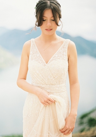 естественный образ невесты, фотограф OLGA PLAKITINA