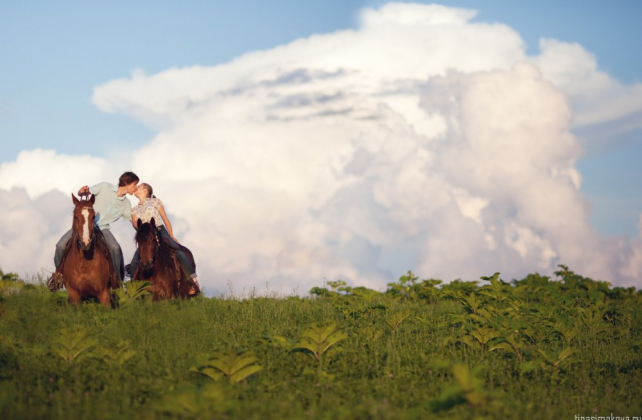 фотосессия love story с лошадьми, фотограф ТИНА СИМАКОВА
