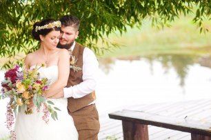 Рустикальная свадьба Ани и Саши