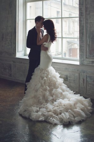 Роскошное свадебное платье