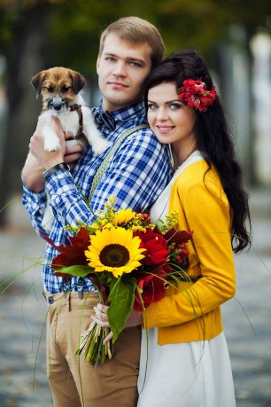 Фотосессия с любимым псом