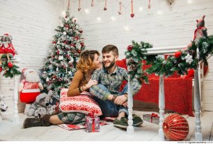 Яркая новогодняя лавстори