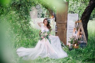 Будуарное платье