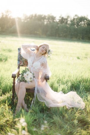 Нежность и красота. Утро невесты. Фотосессия на природе