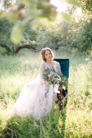 Утро невесты в стиле винтаж
