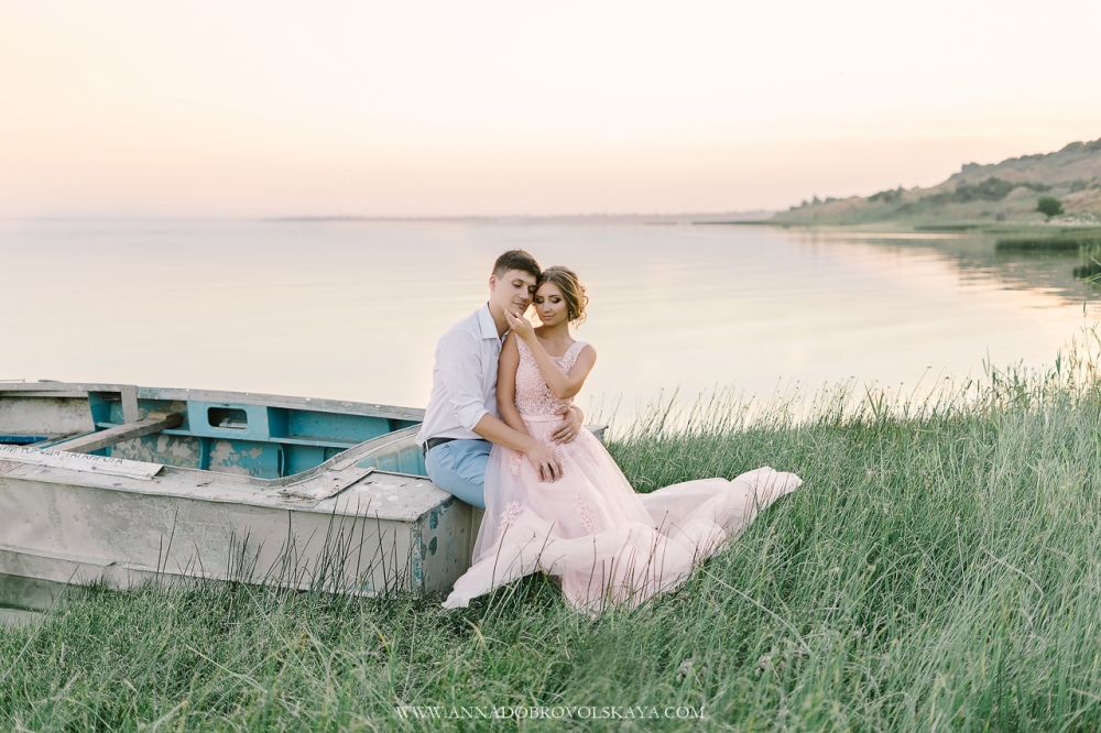 Фотосессия Love-story на берегу моря