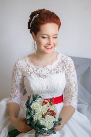 Образ невесты для зимней свадьбы