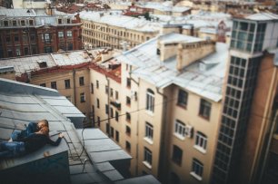 Съемка на крыше