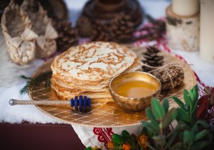 Блинчики с медом