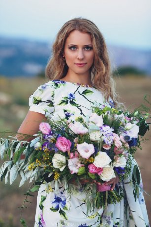 Пышный букет невесты