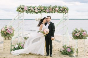 Оформление места регистрации на пляже