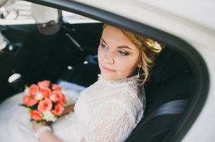 Нежный свадебный макияж невесты