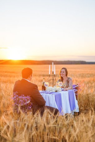 Свадебный ужин на двоих